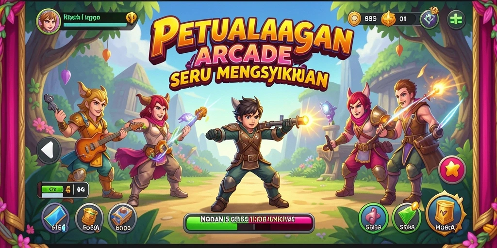 Tampilan screenshot 898A menampilkan aksi seru gameplay Arcade.