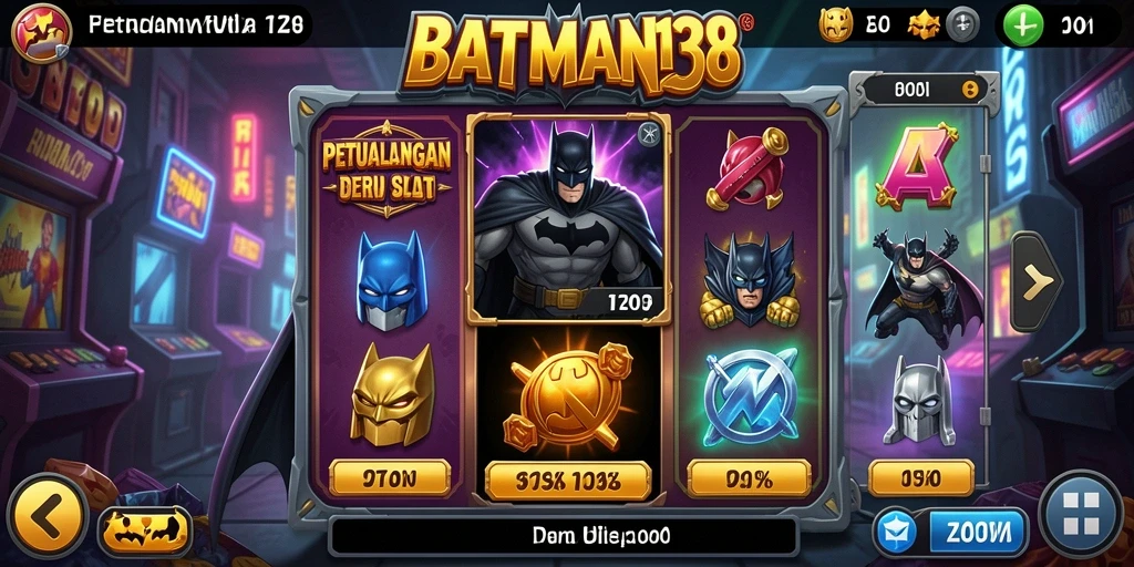 Screenshot menunjukkan gameplay seru dan fitur menarik di BATMAN138.