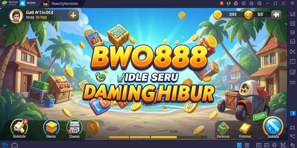 Gameplay BWO888 menampilkan karakter unik dalam strategi Idle yang seru.