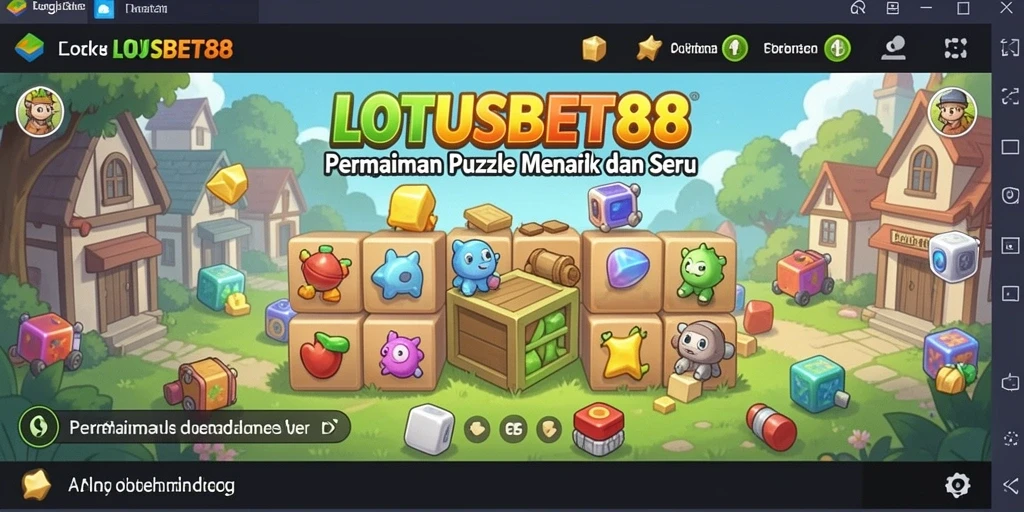 Tampilan gameplay LOTUSBET88 yang menarik dan penuh warna.