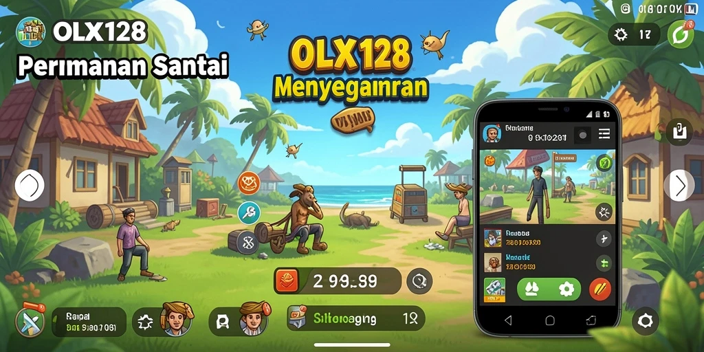 Tampilan gameplay OLX128 yang seru dan menarik.