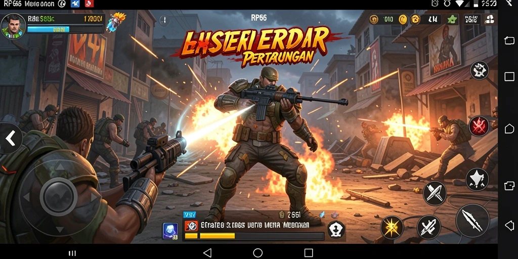 Tampilan gameplay RP66 yang memukau dengan strategi pertempuran yang intens.