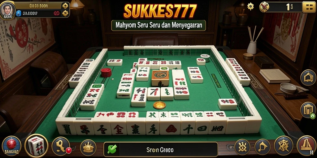 Tampilan menarik gameplay SUKSES777 yang menyajikan Mahjong klasik.